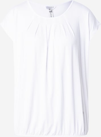 ZABAIONE Tričko 'Mi44nou' – bílá: přední strana