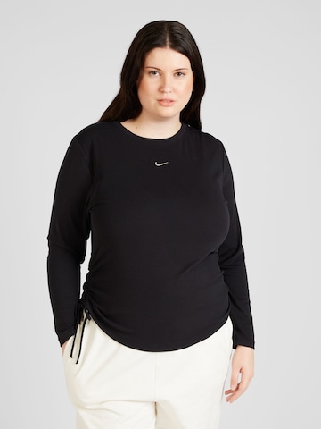 Tricou funcțional 'ESSENTIAL' de la Nike Sportswear pe negru: față