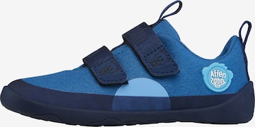 Affenzahn Sneakers 'Lucky Bär' in Blue: front