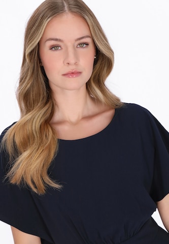 DreiMaster Klassik - Vestido de verano en azul