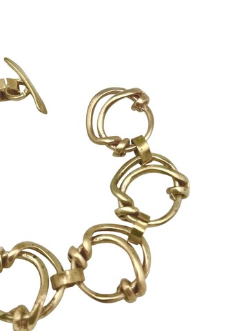 Gloria Mago Bracelet 'Double Knotted' in Gold