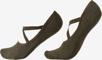 CALZEDONIA Ankle Socks 'Pilates' in Green: front