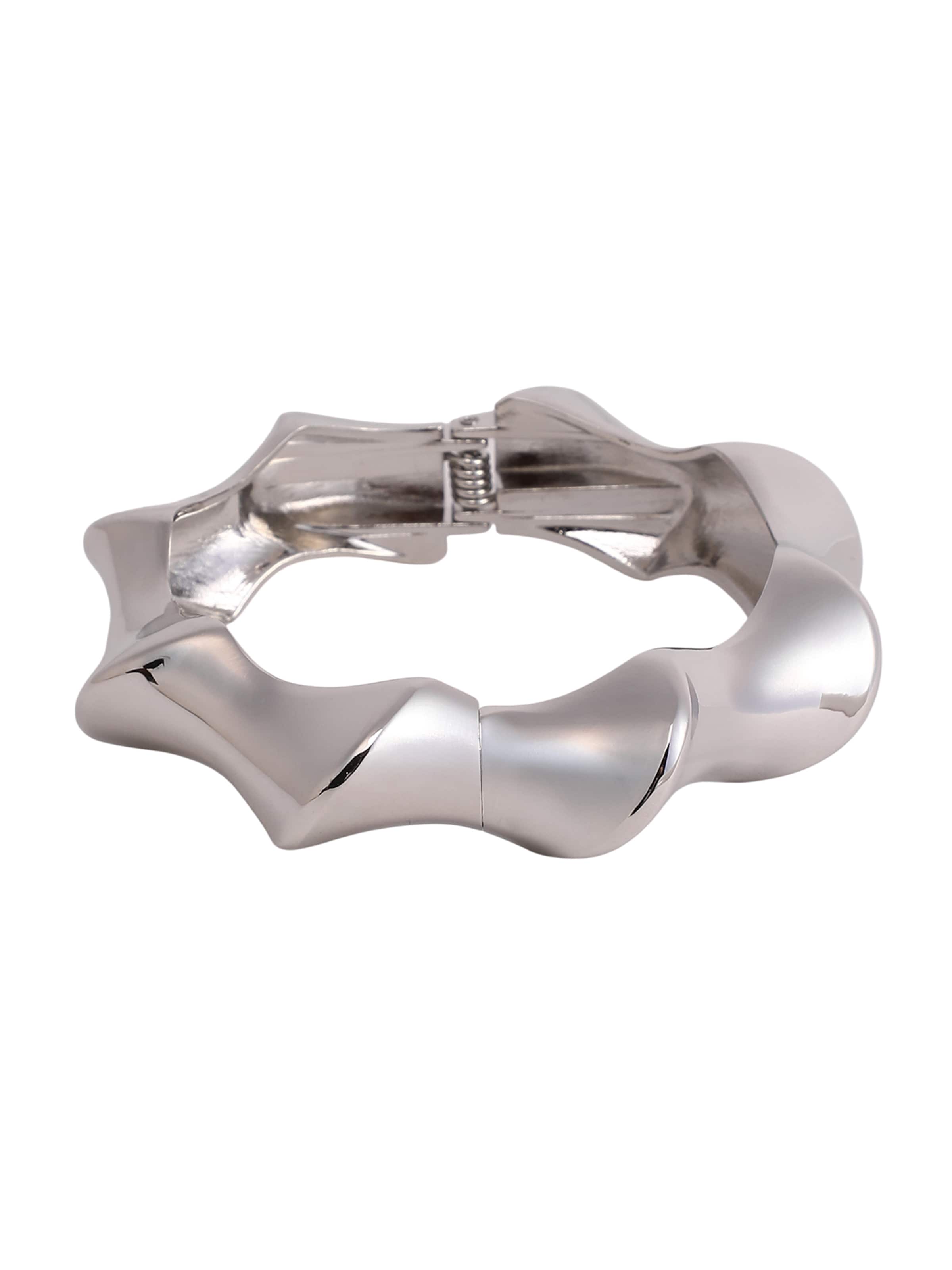 SOHI - Pulsera 'Xena' en plata: frente