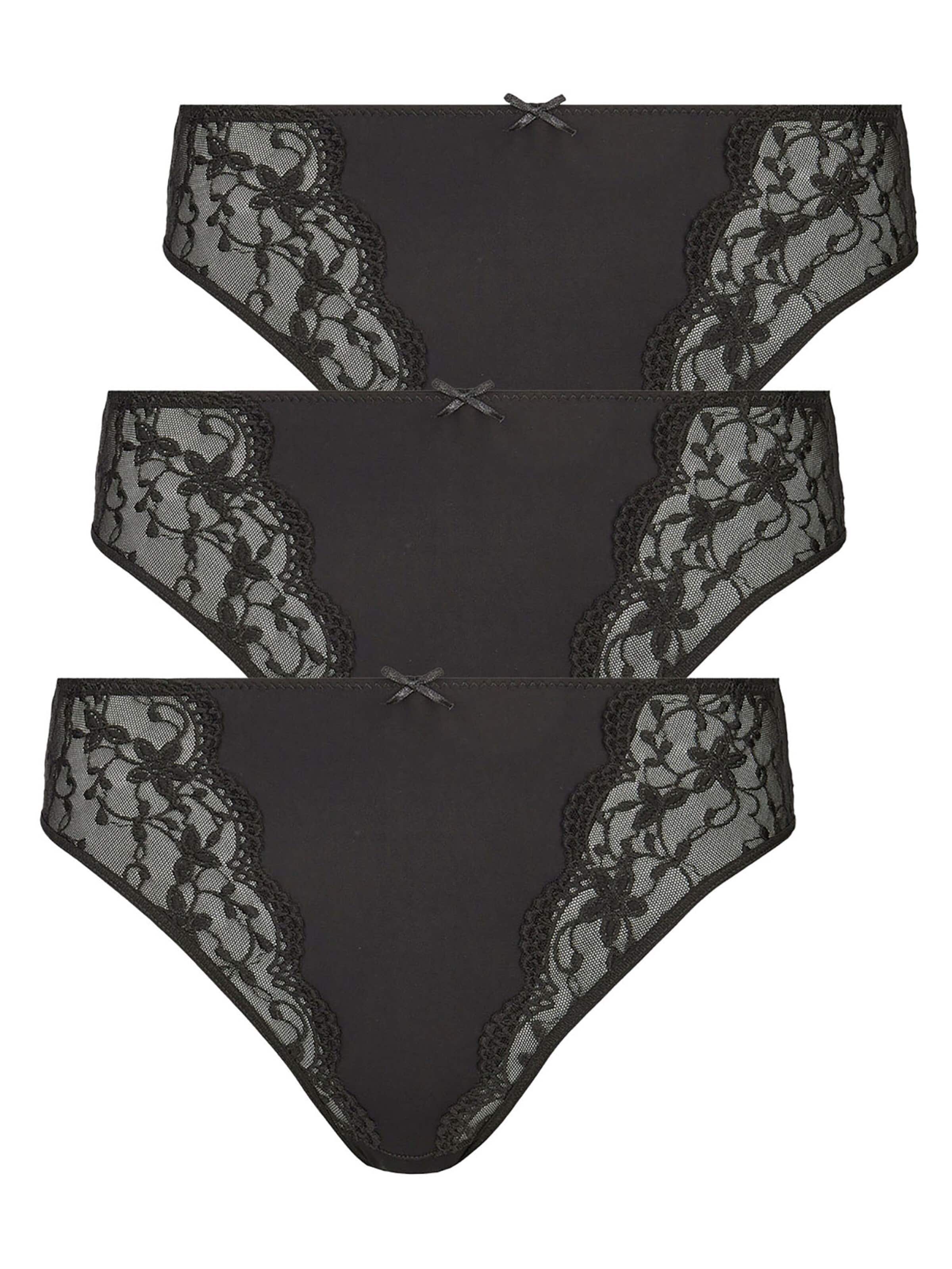 Nina von C. Panty 'Silver Edition'‌‌‌‌‌‌‌‌ in Schwarz: Vorderseite
