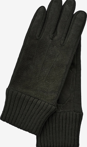 KESSLER Full Finger Gloves in Green: front