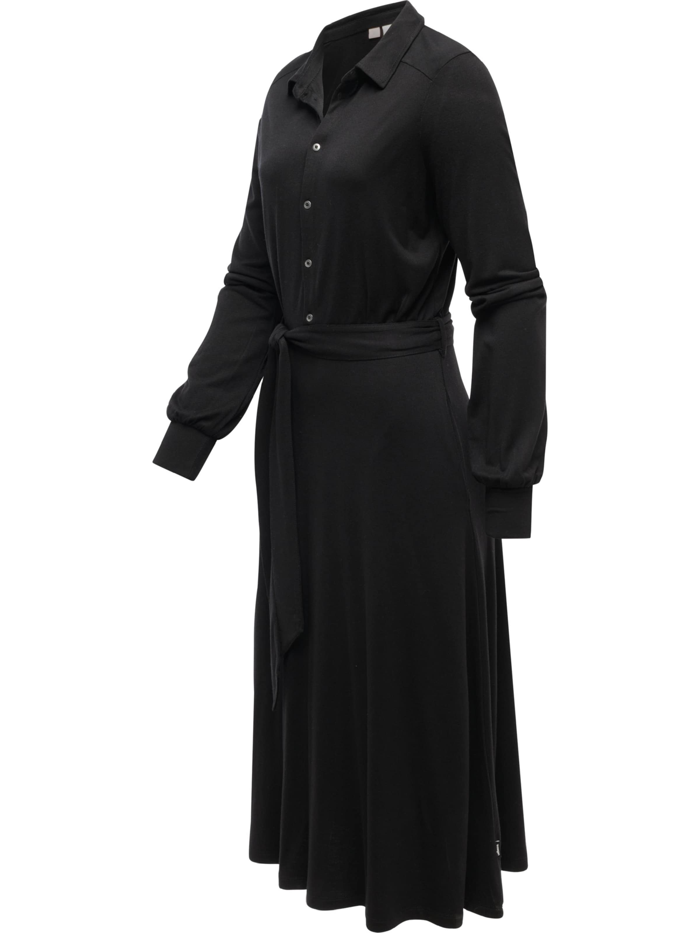 Robe-chemise 'Plantee' Ragwear en noir
