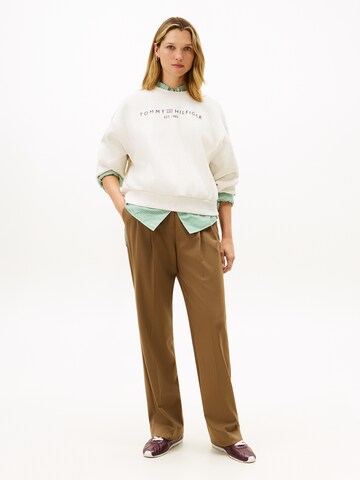 TOMMY HILFIGER Sweatshirt i vit