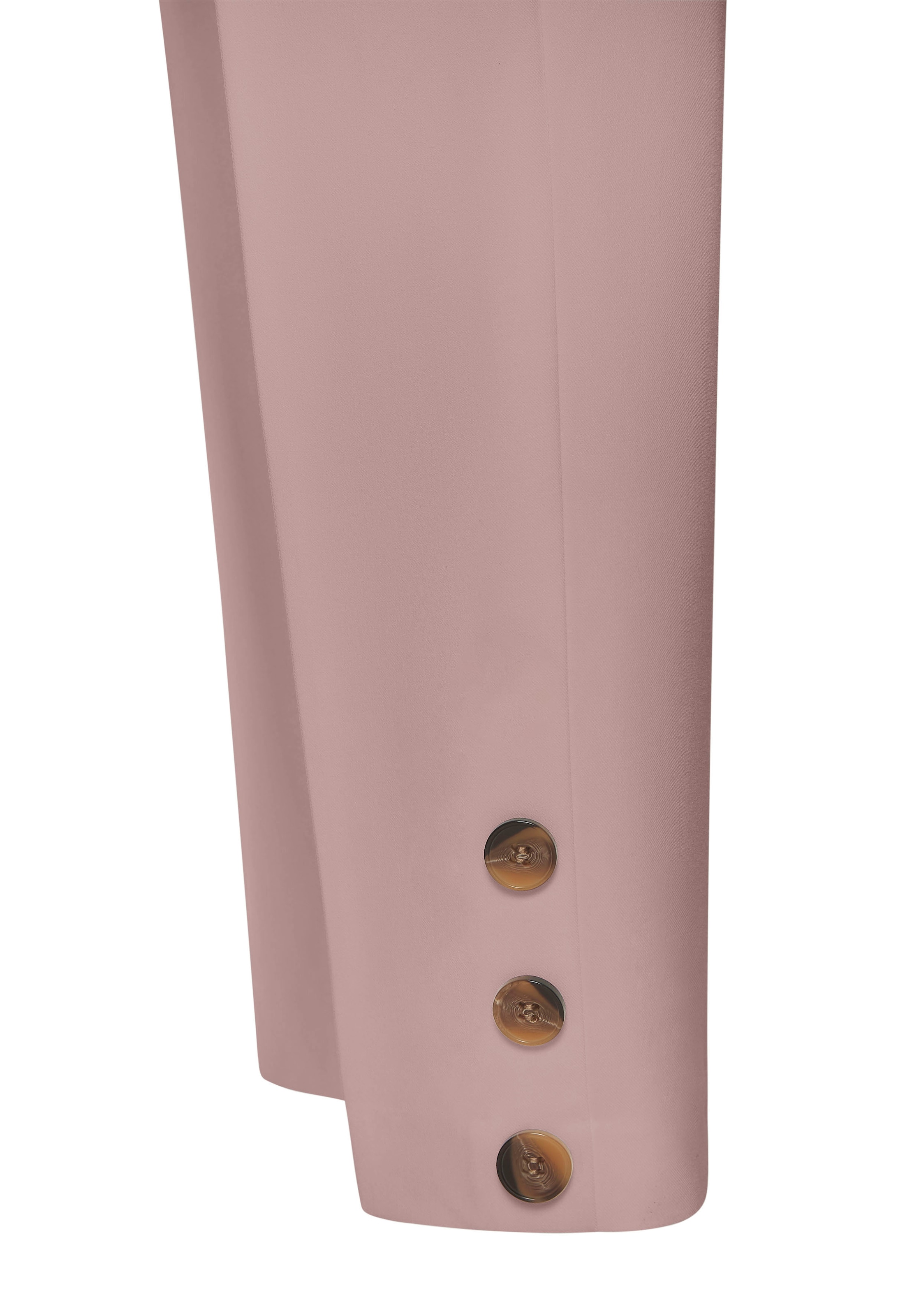 LASCANA Слим Плиссированные брюки в Ярко-розовый