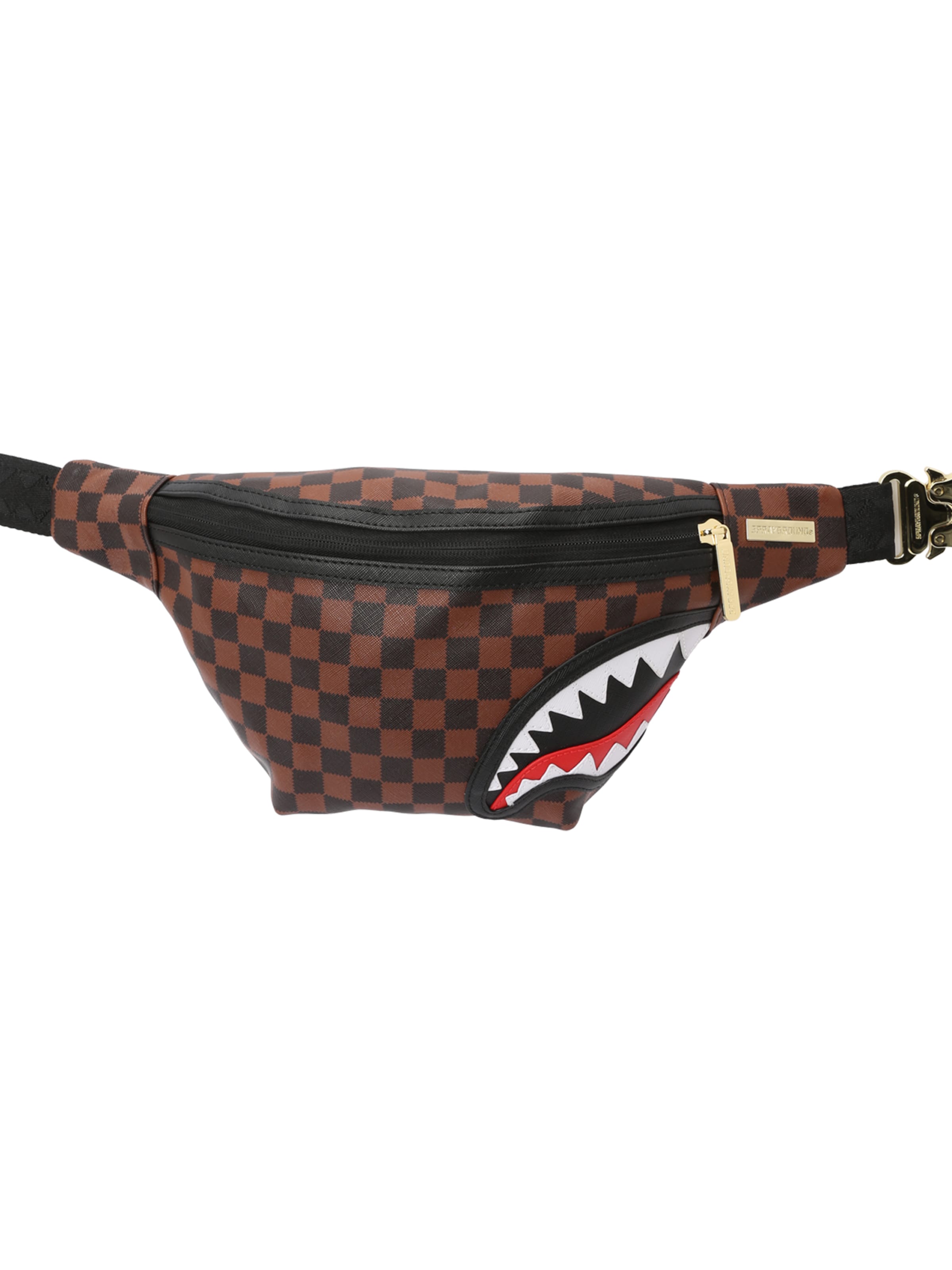 Sacs banane 'SAWTOOTH SHARKS IN PARIS SAVVY' Sprayground en marron : devant