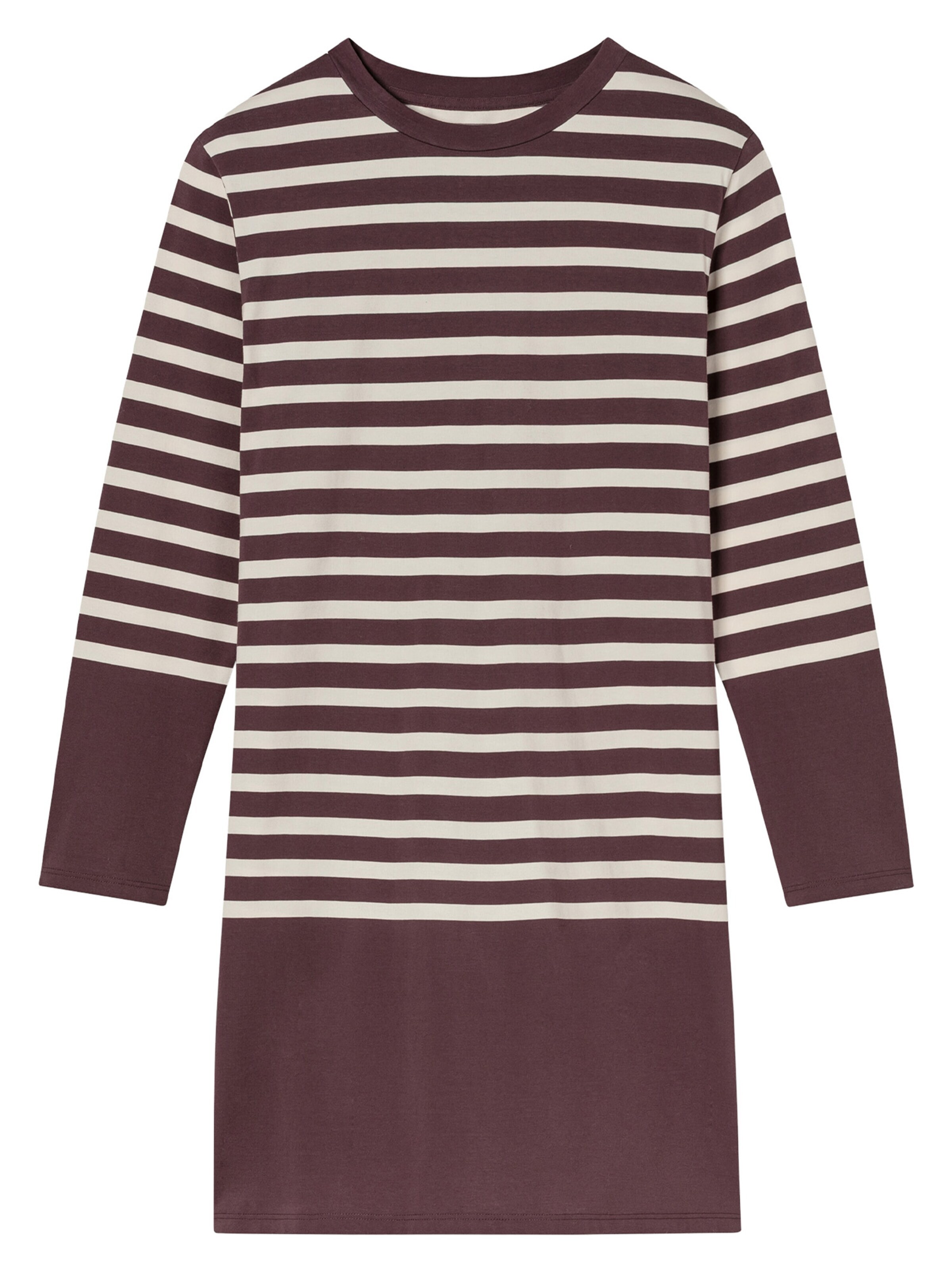 SCHIESSER Nachthemd 'Casual Nightwear' in Bruin: voorkant