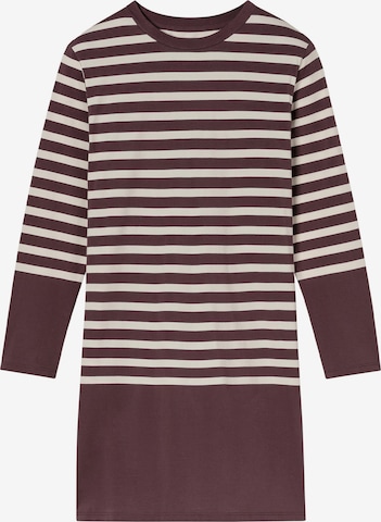 SCHIESSER Nachthemd 'Casual Nightwear' in Bruin: voorkant