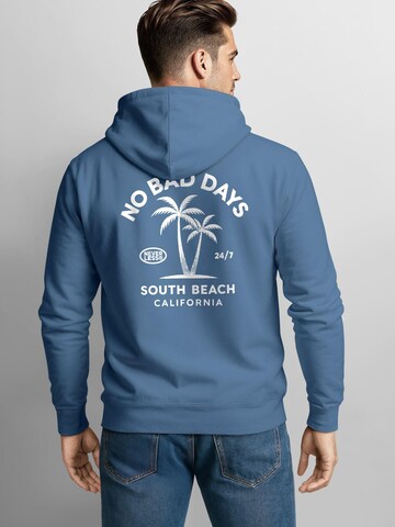 Neverless Sweatshirt 'No Bad Days'‌‌‌‌‌ in Blau