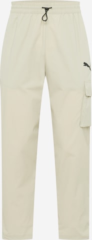 Pantalon de sport PUMA en beige : devant