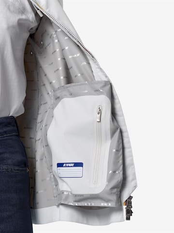 Giacca di mezza stagione di K-Way in bianco