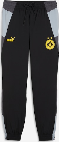 PUMA Конический (Tapered) Спортивные штаны 'BVB' в Черный: спереди