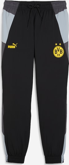 PUMA Sportbyxa 'BVB' i gul / grå / mörkgrå / svart, Produktvy