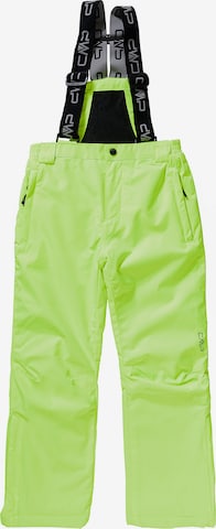 CMP Regular Workout Pants 'Salopette' in Green: front