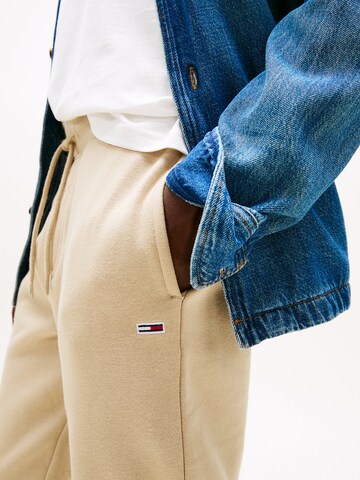 Tommy Jeans Tapered Broek in Beige