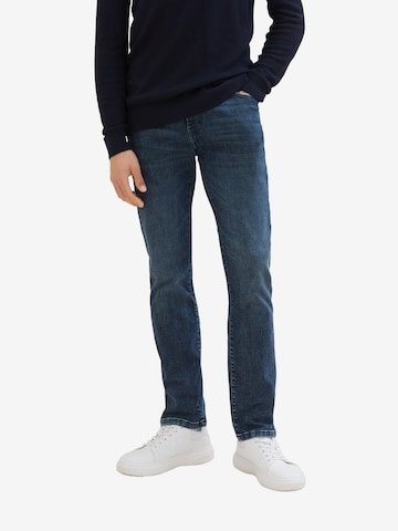 TOM TAILOR Slimfit Jeans 'Josh' in Blauw: voorkant