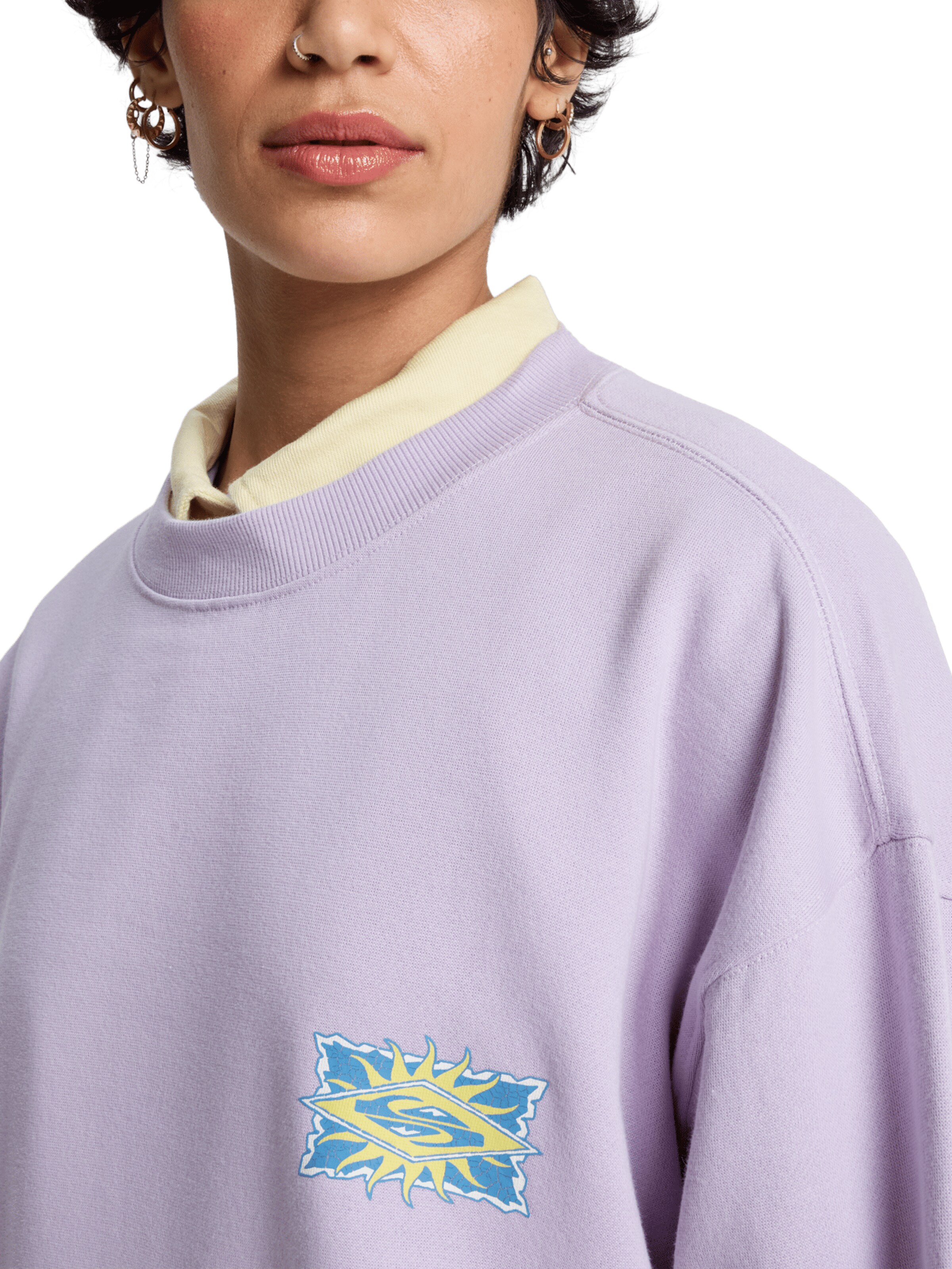 QUIKSILVER Sweatshirt in Lila