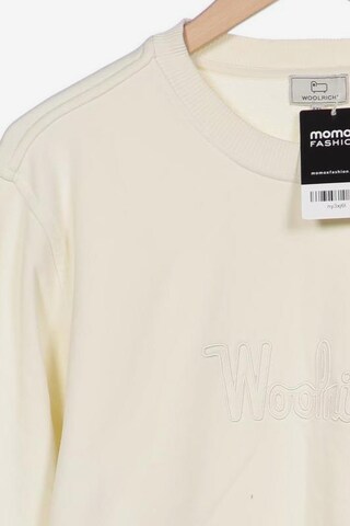 Woolrich Sweatshirt & Zip-Up Hoodie in XXL in White