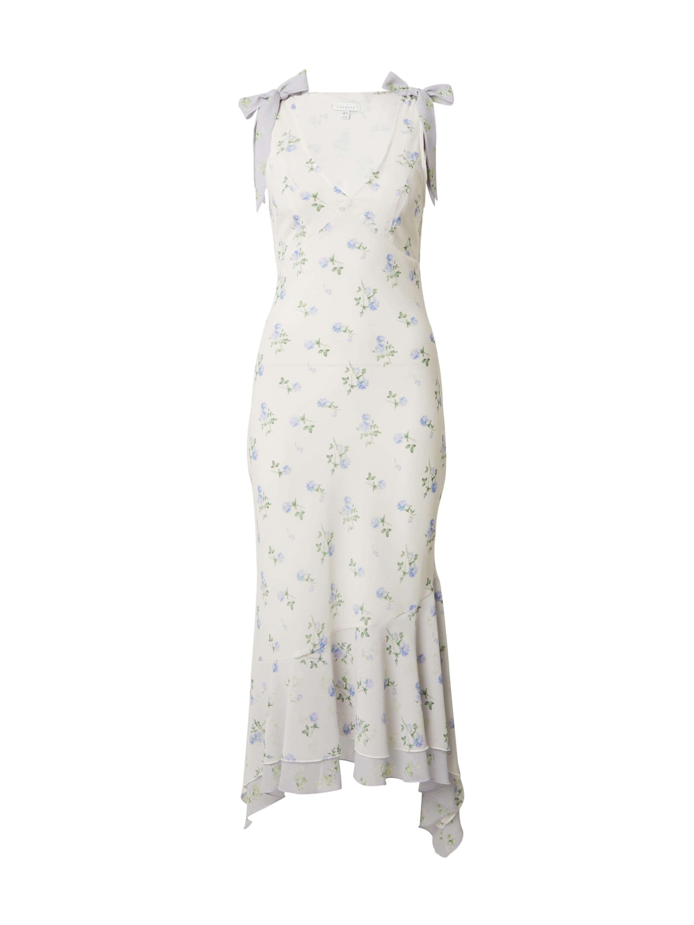 TOPSHOP Φόρεμα 'Mix and Match' σε γαλάζιο / ανοικτό πράσινο / λευκό, Άποψη προϊόντος