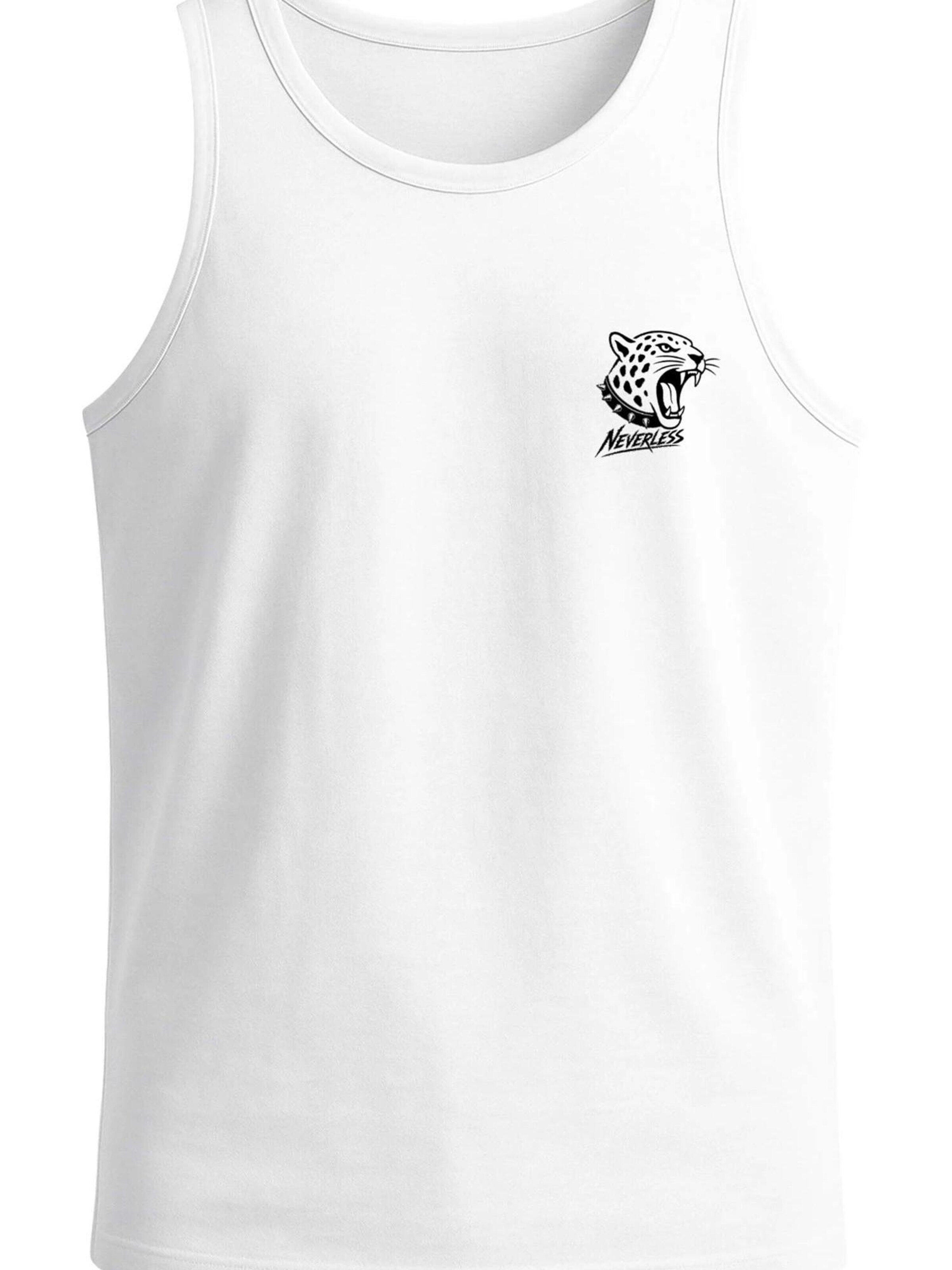 Neverless Shirt 'Jaguar' in White