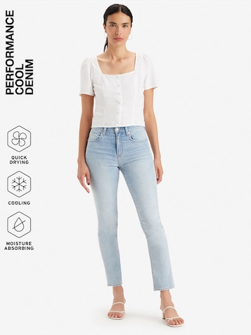 LEVI'S ® Regular Jeans '724 High Rise Straight' i blå