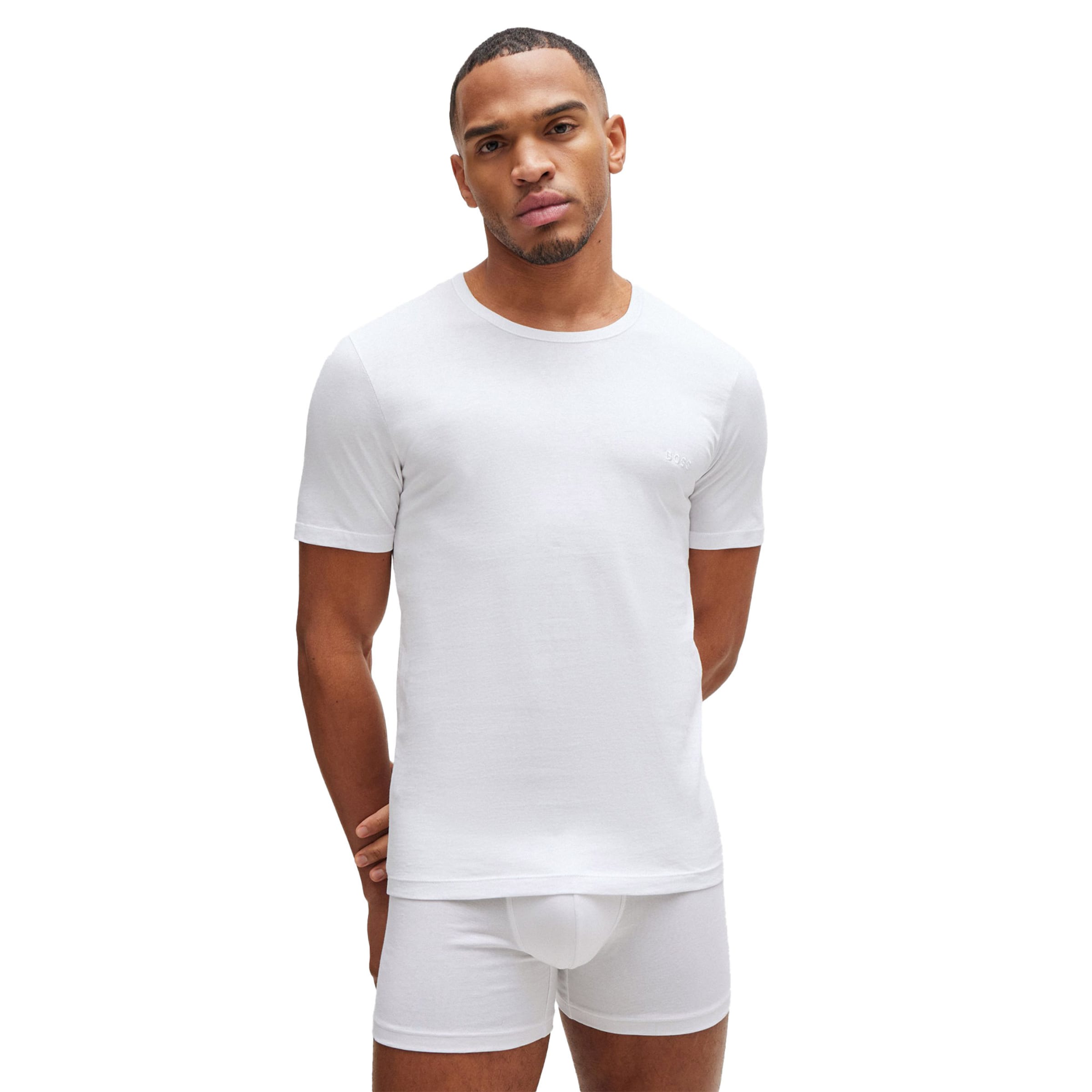 BOSS Shirt in White: front