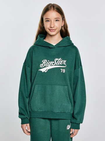 BIG STAR Sweatshirt ' RUBILIA ' in Green: front