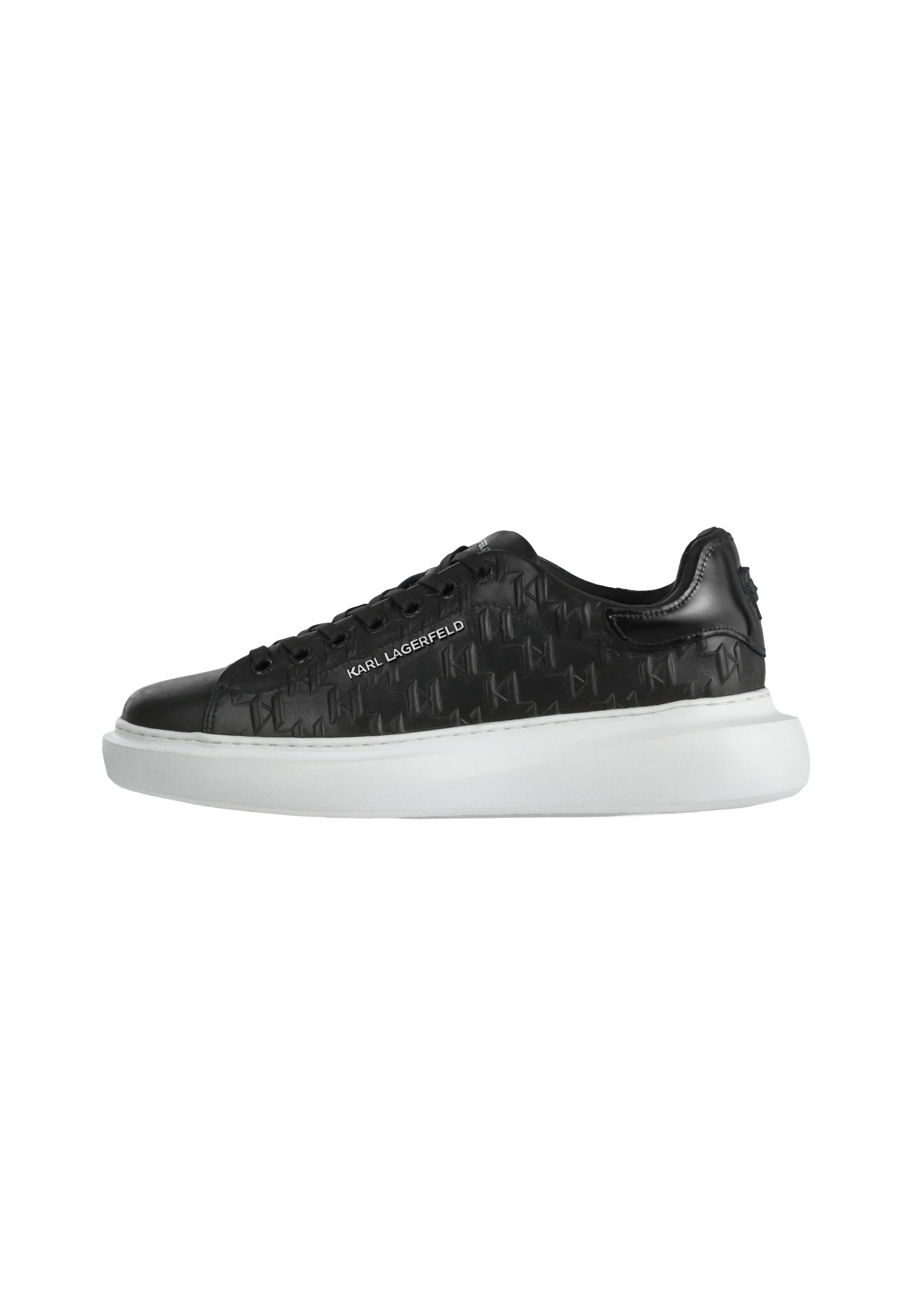 Karl Lagerfeld - Zapatillas deportivas bajas en negro: frente