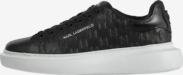 Karl Lagerfeld Matalavartiset tennarit värissä musta: etupuoli
