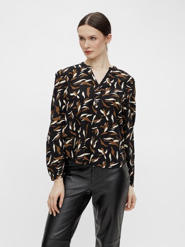 OBJECT Blouse in Zwart: voorkant