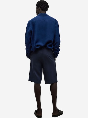 regular Pantaloni con pieghe di Adolfo Dominguez in blu