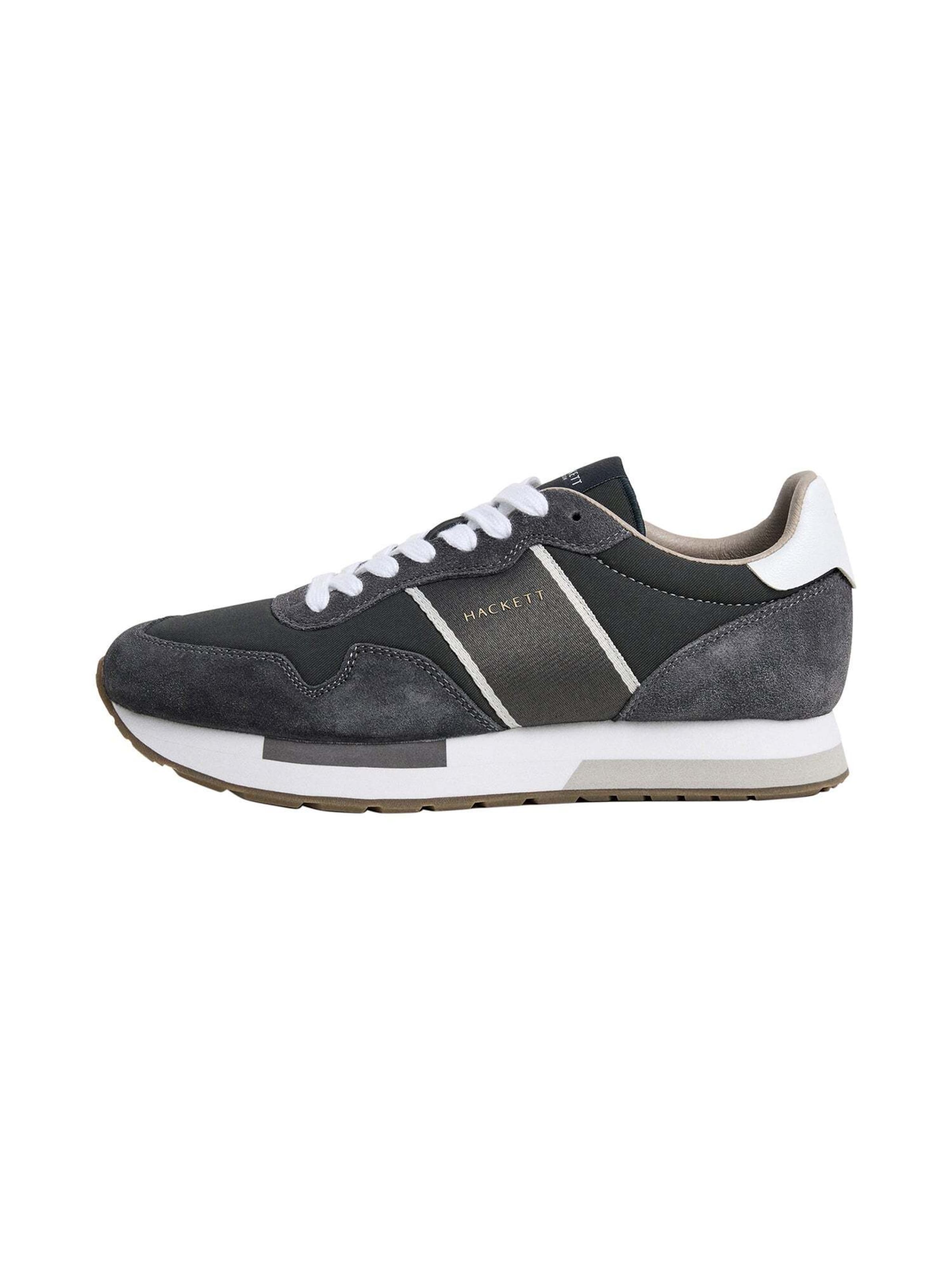 Hackett London Platform trainers in Grey: front