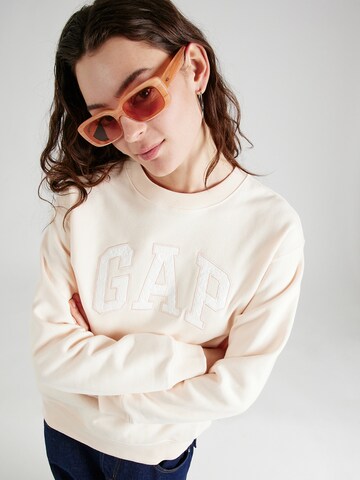 GAP Sweatshirt 'HERITAGE' in Beige