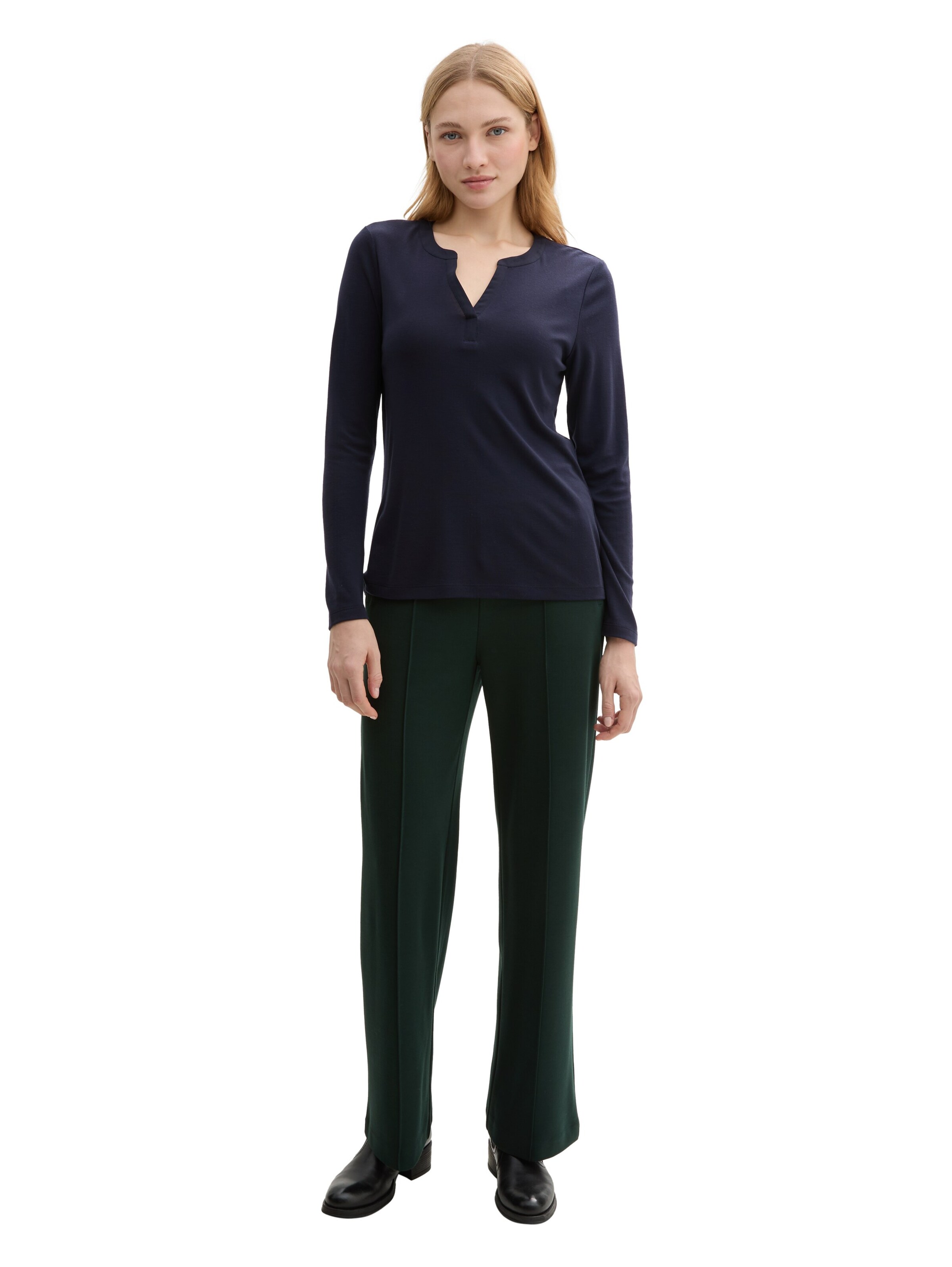 TOM TAILOR Shirt in Blau