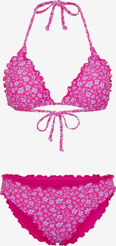 CHIEMSEE Triangel Bikini in Pink: predná strana