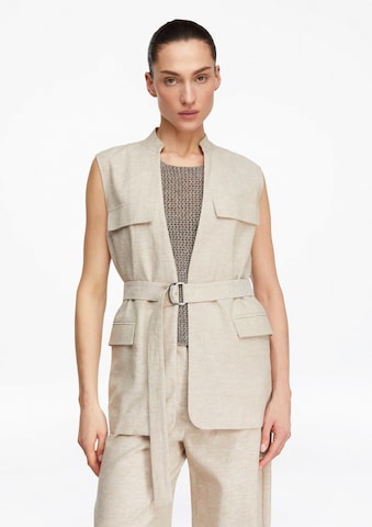 COMMA Vest in Beige: front