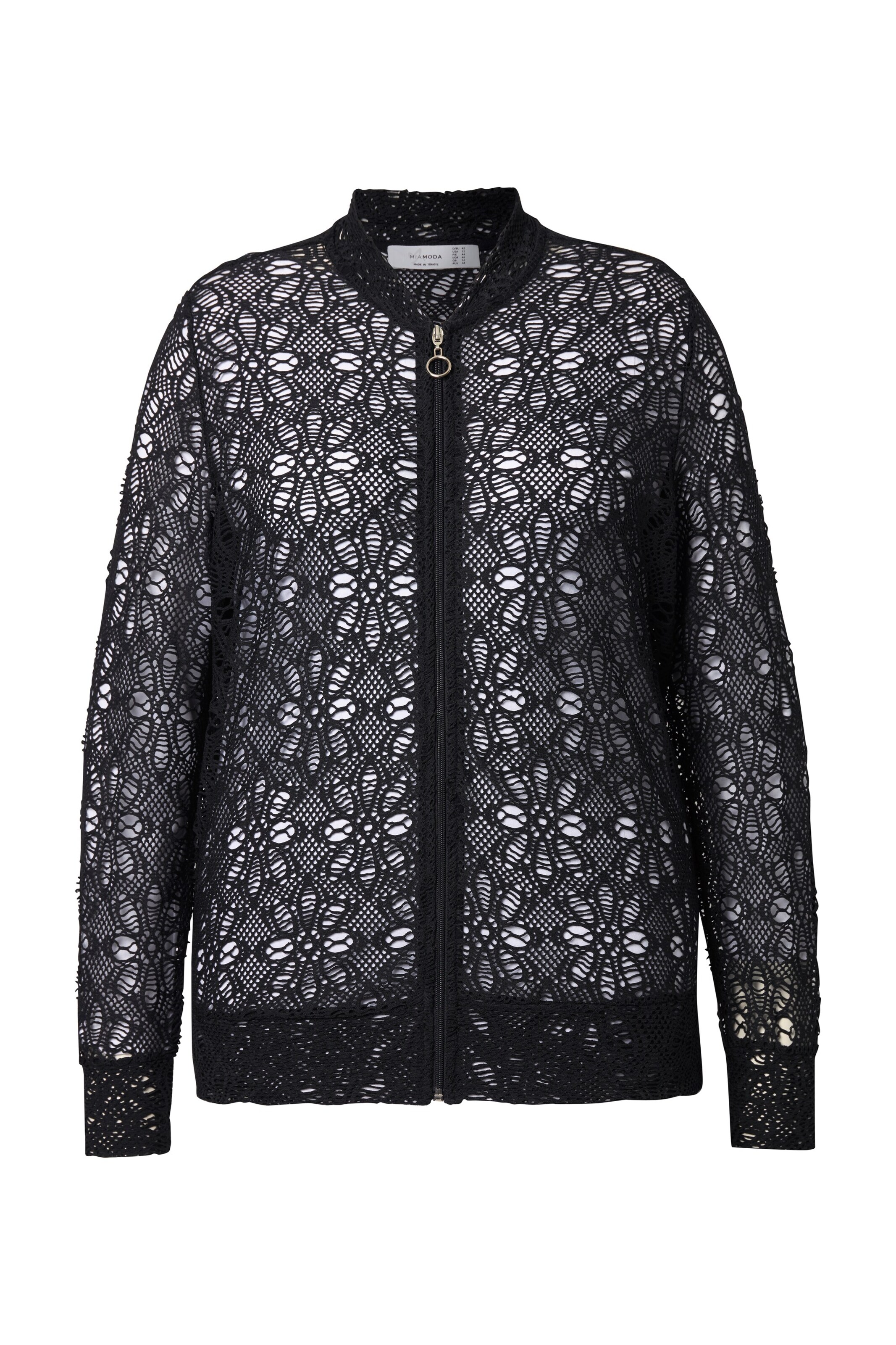 MIAMODA Tussenjas in Zwart: voorkant