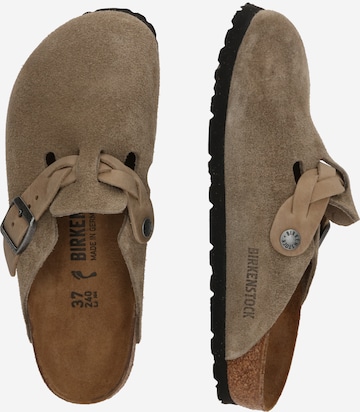 BIRKENSTOCK Muiltjes 'Boston LEVE' in Grijs