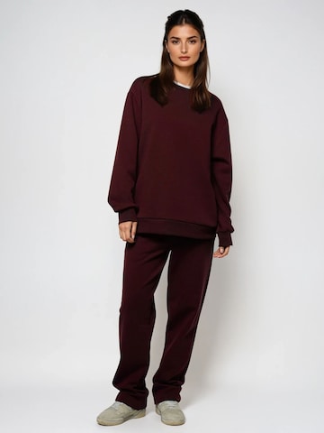 Regular Pantalon 'City' Eoselio en rouge