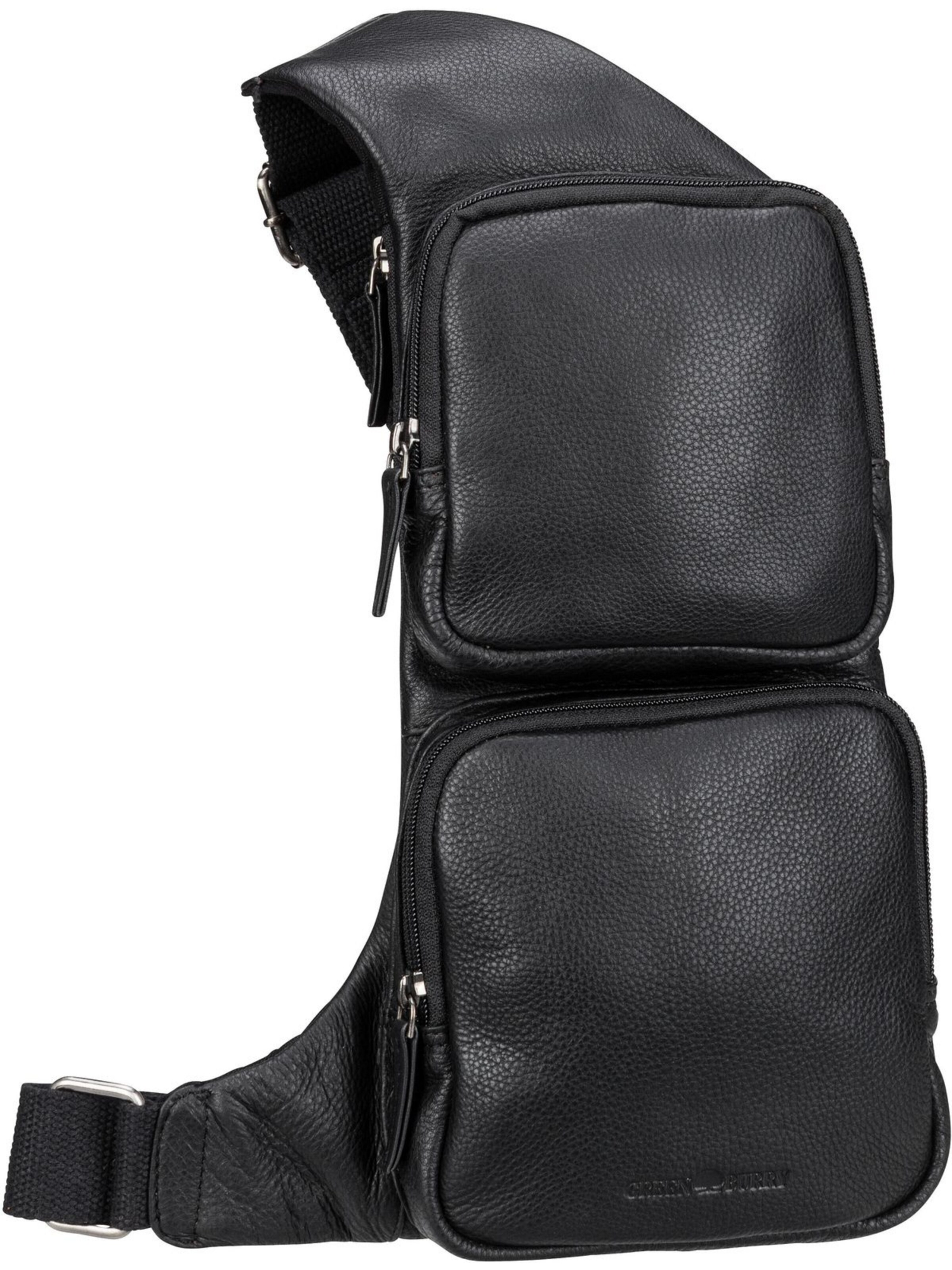 GREENBURRY Backpack 'Vintage 1543' in Black: front