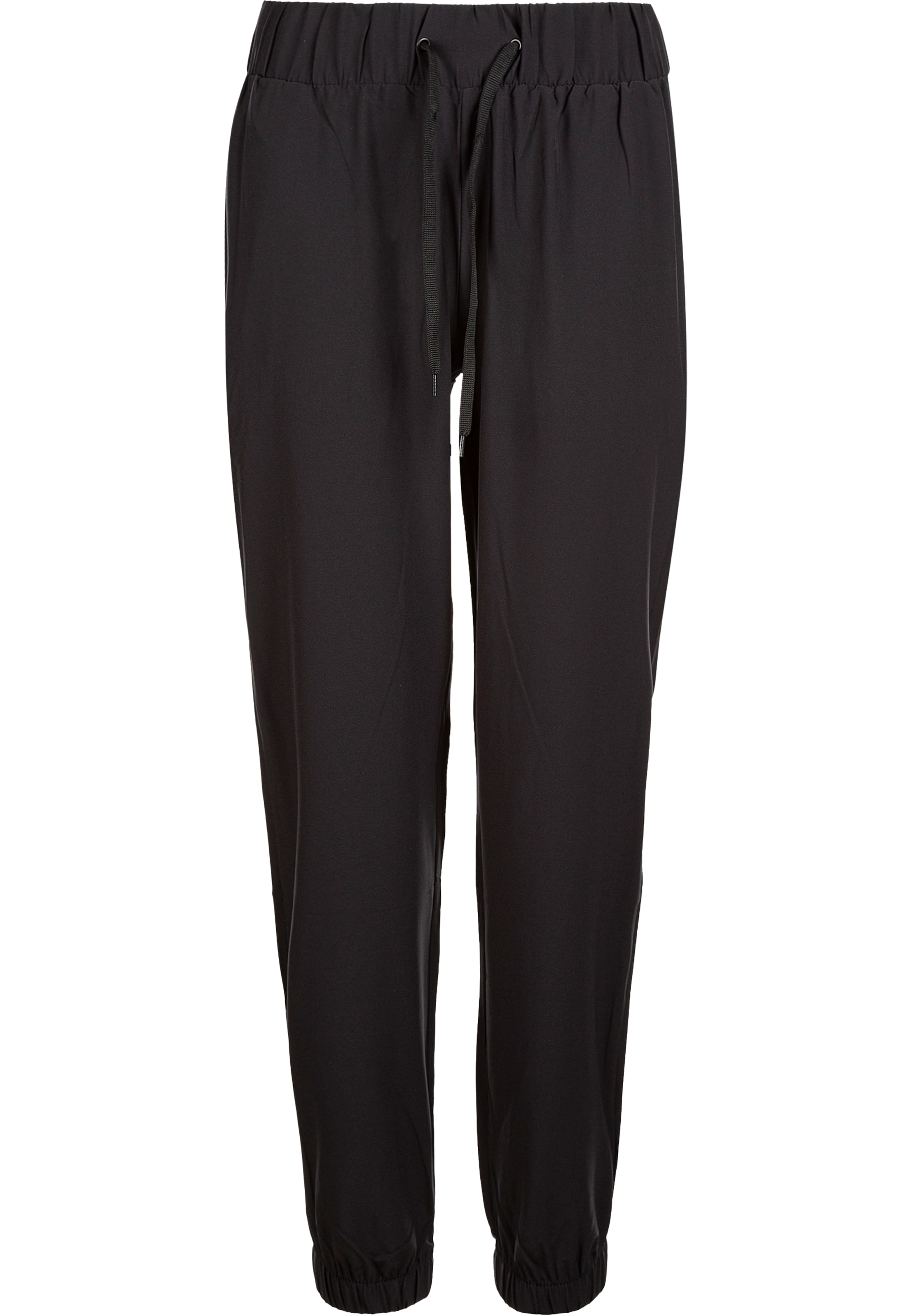 Athlecia Tapered Workout Pants &#x27;Austberg&#x27; in Black: front