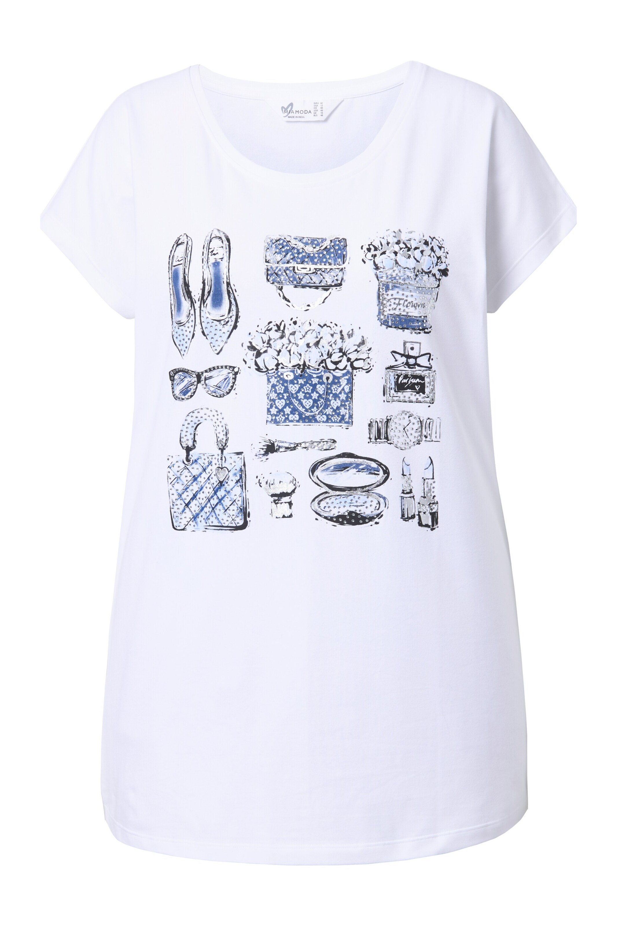 MIAMODA Shirt in Wit: voorkant