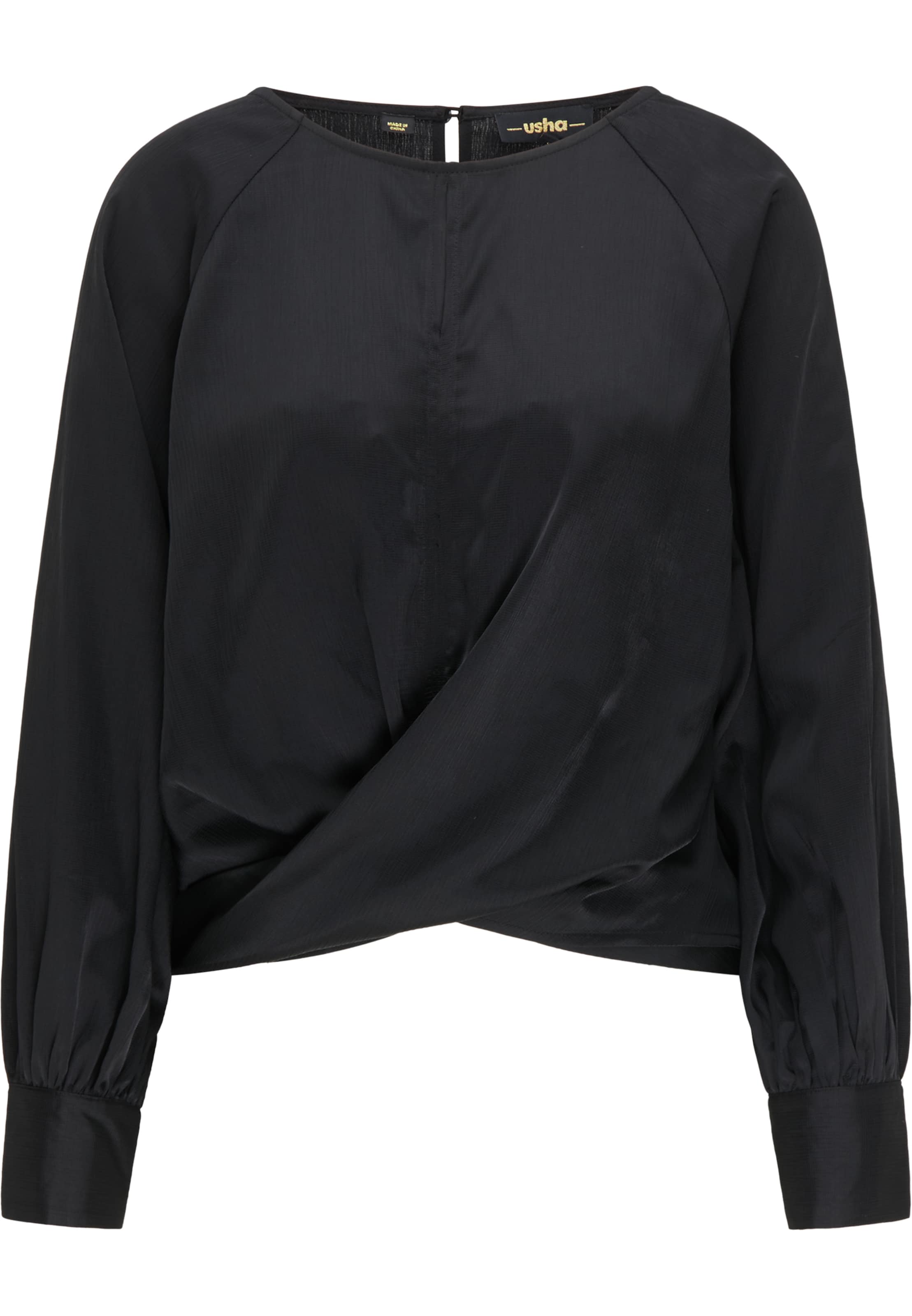 usha BLACK LABEL Blouse in Black: front