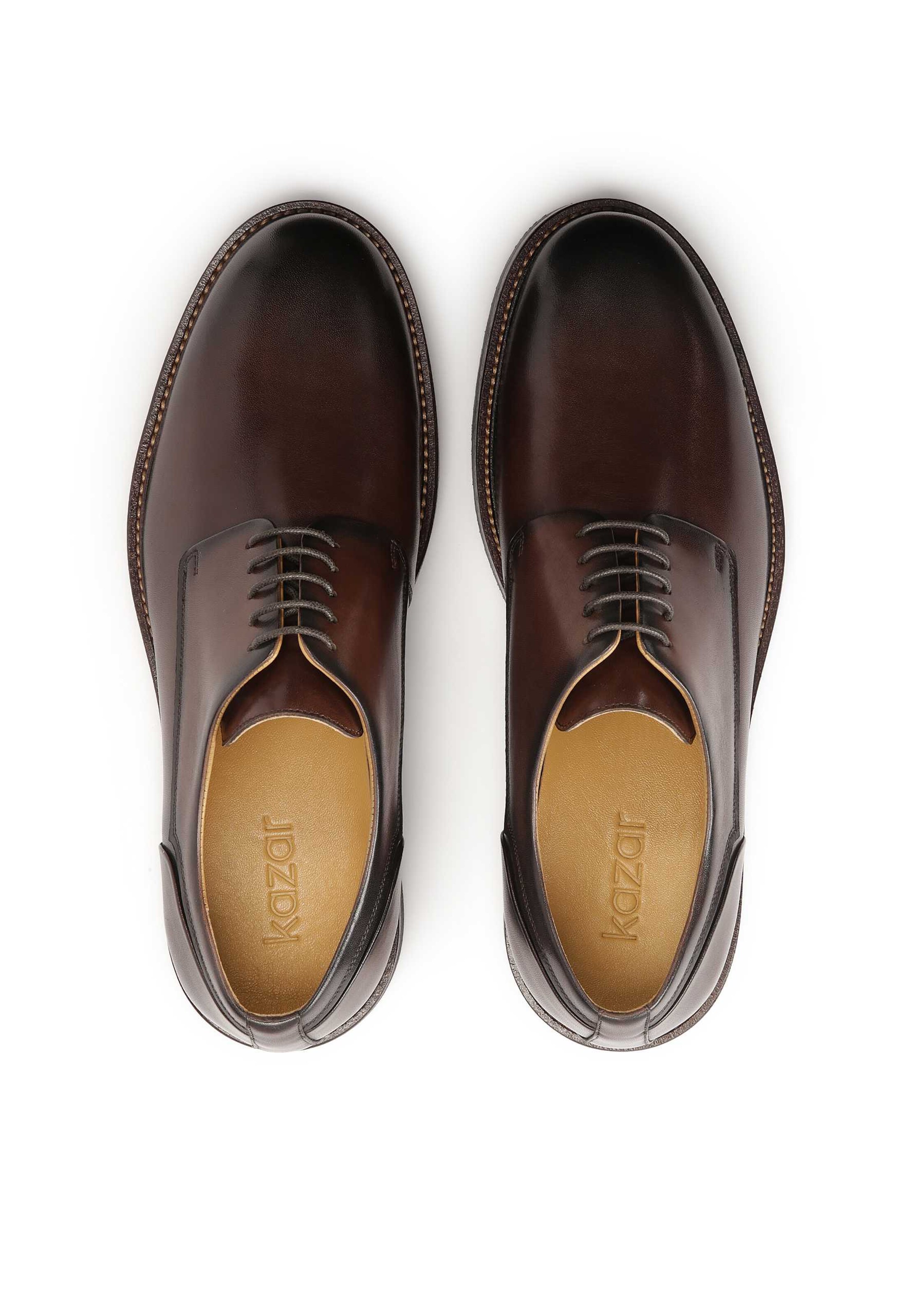 Kazar - Zapatos con cordón en marrón