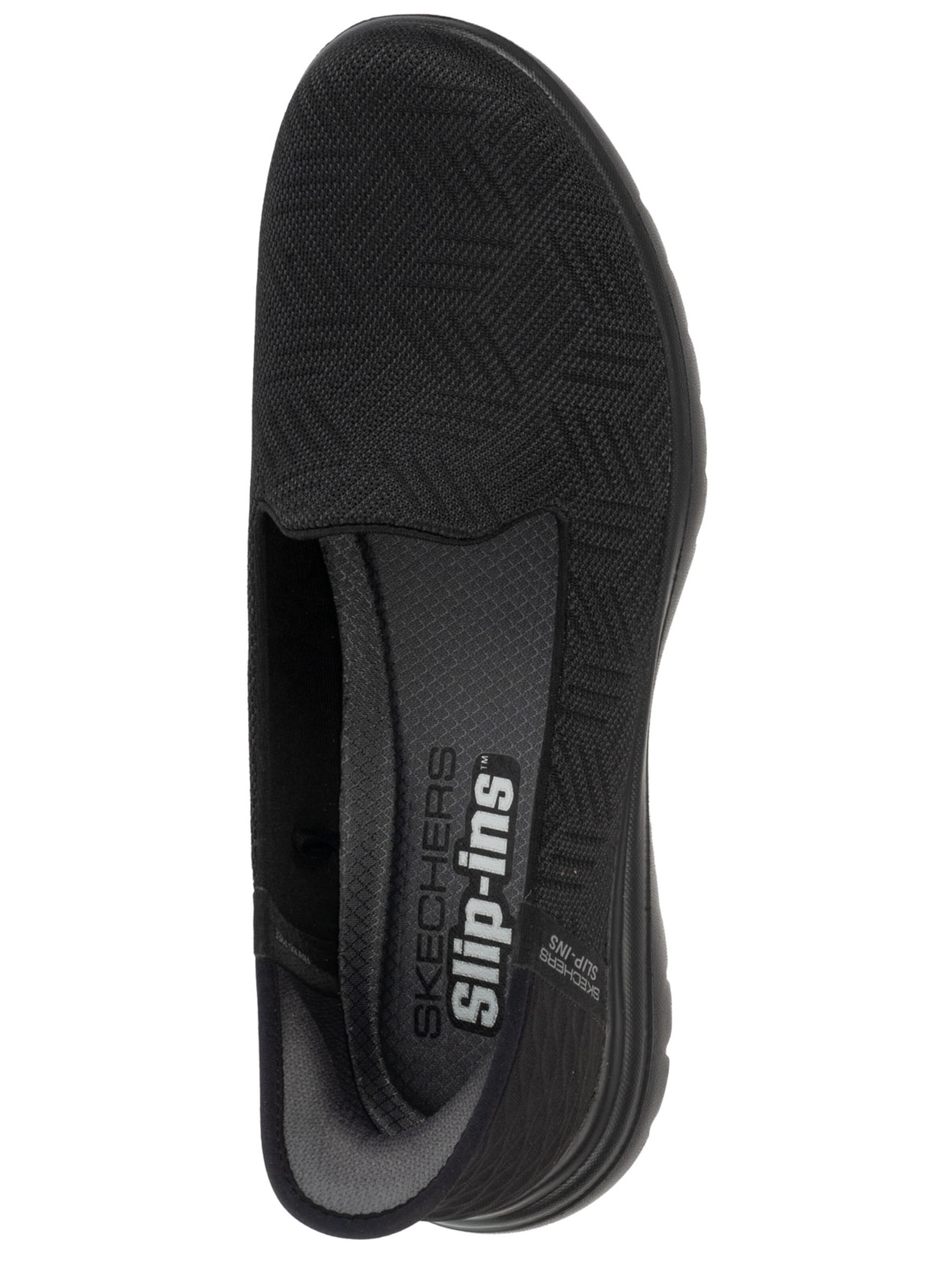 SKECHERS Slip-on in Zwart