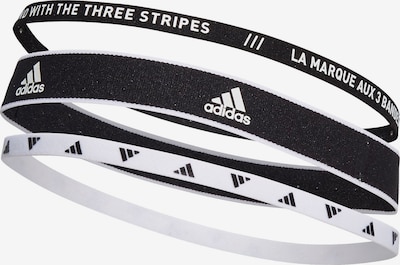 ADIDAS PERFORMANCE Athletic Headband in Black / White, Item view