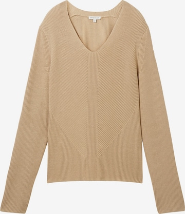 Pullover di TOM TAILOR in beige: frontale